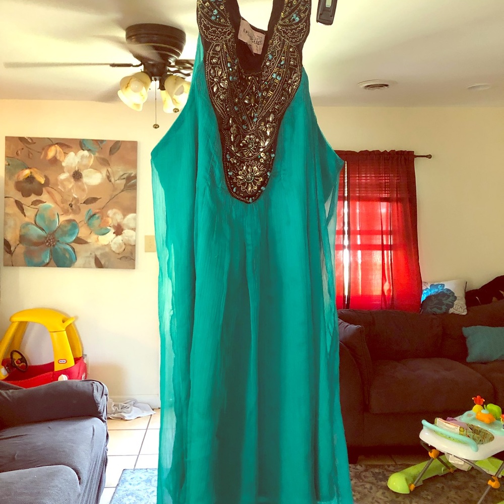 Beaded strap dress